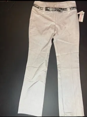 Vintage Business Pants White Size XXS thumbnail 1