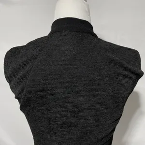 Zara Slit Front Cap Sleeve Cropped Tie Neck Top Black Size Small 5410/234/800 thumbnail 14