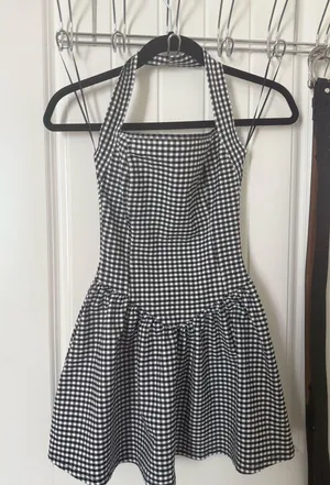 21 Saints Black & White Gingham Dress thumbnail 3