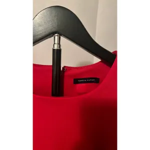 Tommy Hilfiger Red Ruffle Sleeve Sheath Dress Crew Neck Mini Business No size thumbnail 2