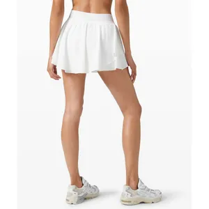Lululemon Size 10 Court Rival High Rise Skirt Run Tennis White Women's Athletic thumbnail 2