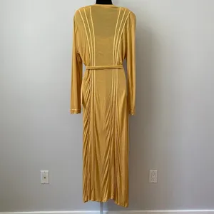 La Perla 2 Luxury Silk Nightgown & Robe Set Lace Halter Maxi Lingerie Italy thumbnail 11