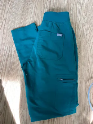 FIGS Hunter Green Yola Scrub Pants thumbnail 3