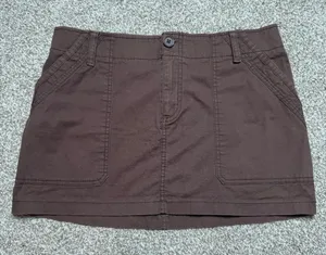 Brown mini skirt thumbnail 1