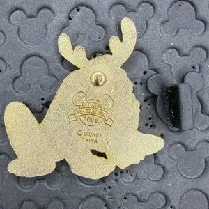 Disney parks Pluto reindeer antlers LR Christmas Holiday trading pin VTG thumbnail 4