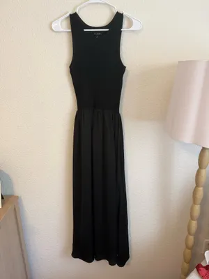 Blu Pepper Mixed Media Knit Midi Dress thumbnail 3