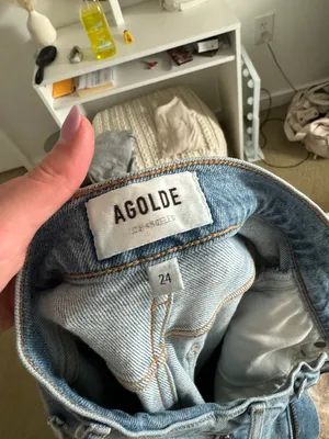 AGOLDE Sophie High Rise Skinny Jeans thumbnail 3