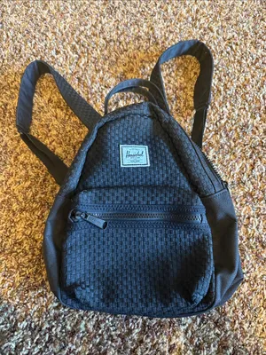 Herschel Supply Company Nova Mini 9L Quilted Brindle Backpack Black thumbnail 1