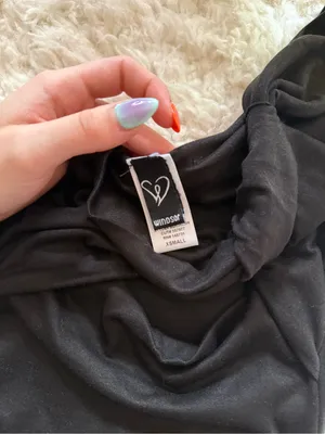 Windsor One-Shoulder Black Cocktail Dress thumbnail 4