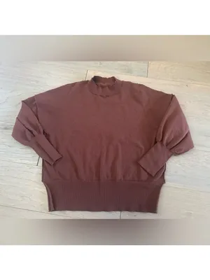 Sweater Set Women's Two Piece Long Sleeve Knit Top Brown thumbnail 4