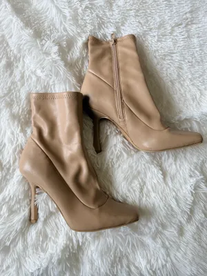 Gianni Bini Tan Leather Boots thumbnail 7