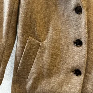 Banana Republic Shawl Collar Coat in‎ Oatmeal Heather Size Small thumbnail 6