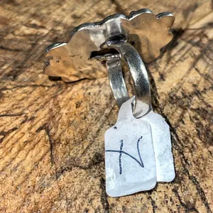 Rough Kyanite Ring Size 7 Black thumbnail 5
