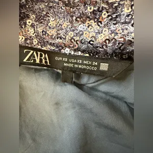 Zara sequin  silver cowl back mini party dress thumbnail 6