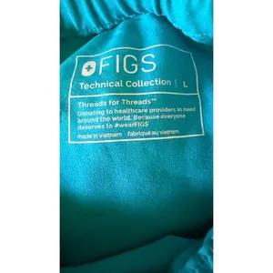 FIGS Technical Collection Scrub Pants Large Teal Blue Cargo Stretch Medical thumbnail 8