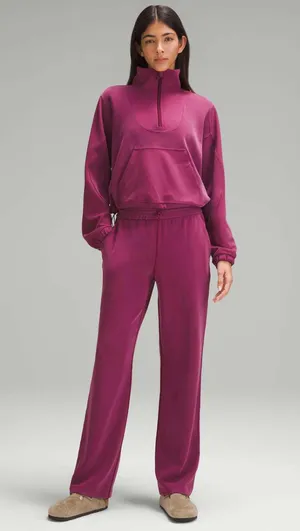 Lululemon Brushed Softstreme Ribbed Half Zip Deep Luxe 2 thumbnail 3