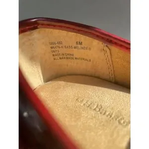 CLEARANCE Women's Melinda III GH‎ Bass Red Clogs Size 6M EUC! thumbnail 7