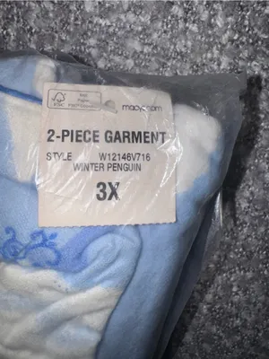 Charter Club Kids Light Blue Penguin Pajama Set thumbnail 3