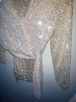 Milk & Honey Cream silver sequins Set thumbnail 5