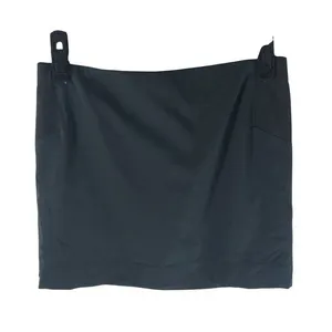 BCBG Max Azria Black Mini Skirt XS Cotton Blend Back Zip thumbnail 1