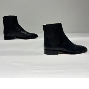 J.Crew Black Lined Ankle Boots  Size 6 thumbnail 4
