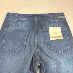 NWT Pilcro womens high rise skinny dark wash jeans. Size 30 ankle. no distress thumbnail 2