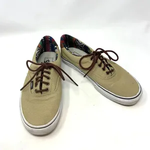 VANS Classic Canvas Tan Aztec Blanket Low‎ Top Sneaker Shoes Size 9 thumbnail 3
