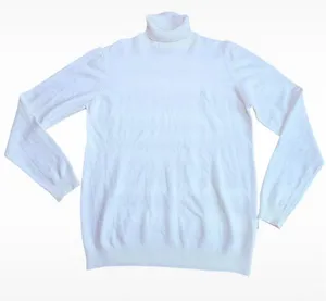 Women's Marc Asher White Turtleneck Sweater Size L thumbnail 1