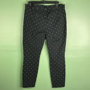 GAP Signature Skinny Ankle Geo Print size 10 Black and White thumbnail 9