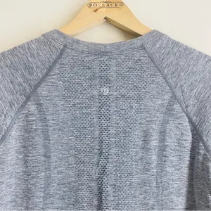 Lululemon Swiftly Tech Short Sleeve Top Gray Size 12 Seamless Athletic Tee thumbnail 5