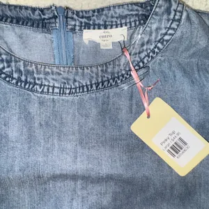 Be Bold Denim Embellished Blouse thumbnail 3