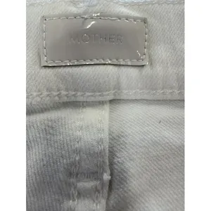 MOTHER The Tripper Ankle Fray Jeans White Distressed High Rise Button‎ Fly 27 thumbnail 7