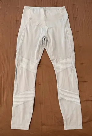 Fabletics Light Blue Motion365 High-Waist Leggings with Side Pockets thumbnail 1