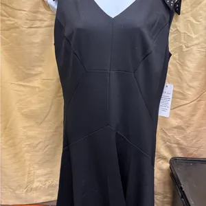 Elegant Black Sleeveless‎ Dress thumbnail 16