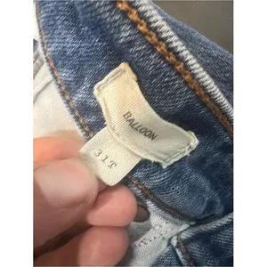 Madewell Balloon Jeans Women 31T Blue Great High Rise Tapered Leg Denim thumbnail 5