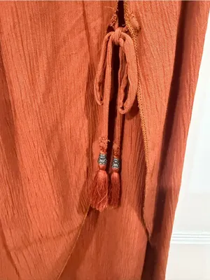 BECCA Strapless Maxi Coverup in Rust Orange​ thumbnail 3