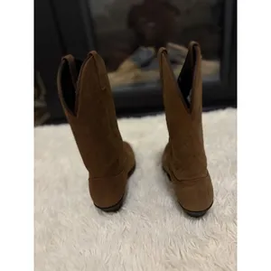 Masterson Boot Co. Brown Suede Western Cowboy Boots Women's‎ Size 8.5M thumbnail 4