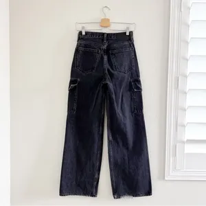 Aritzia Denim Forum The Farrah Hi-rise Cargo Jean Size 24 thumbnail 4