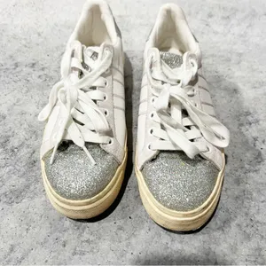 Gola Classics Women's Orchid II Glitter Sneakers White US‎ 6 thumbnail 6