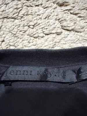 Jenni Kayne Black Short Sleeve Crewneck Tee 100 percent cotton size S thumbnail 4