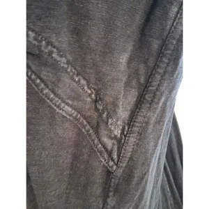 Daily Practice Anthropologie Malibu Creek Dress Cotton Ruffle Black measures Med thumbnail 14