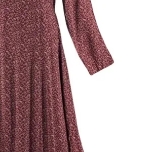LL Bean Womens Prairie Dress 16 Vintage Cottagecore Simple Rayon Soft Flowy thumbnail 5