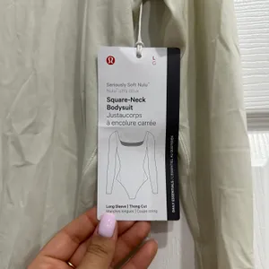 Lululemon Wundermost Ultra Soft Nulu Square Neck Long Sleeve Bodysuit thumbnail 4