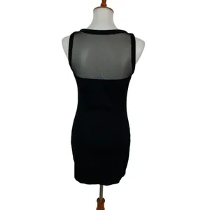 BB Dakota Dress Small Black Sleeveless Lace Bodycon Cocktail‎ Evening Party thumbnail 4