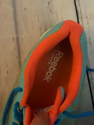 Women’s Reebok sublite blue and pink tennis shoes 7 thumbnail 5
