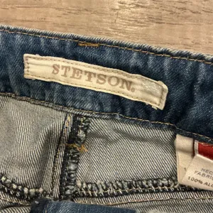Stetson Denim Skirt Blue Embroidered Fringed Hem‎ Size 2 thumbnail 3