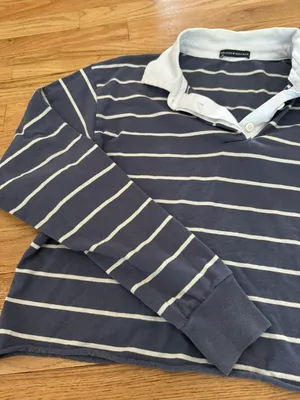 Brandy Melville Striped Collard Sweater  thumbnail 4