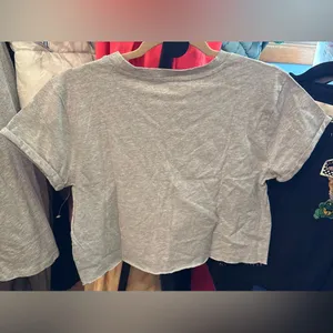 NWOT Free People We The Free The Perfect Tee - Heather Grey - Small thumbnail 10