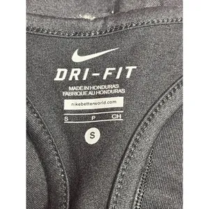 Nike Black‎ Dri-FIT Racerback Tank Top Shirt Small S Athletic Training Bin11 thumbnail 2