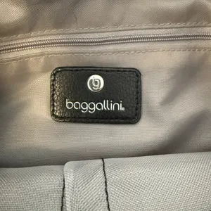 Baggallini Black Nylon Tote Bag Multi-Pocket Travel Shoulder Bag Large Organizer thumbnail 10
